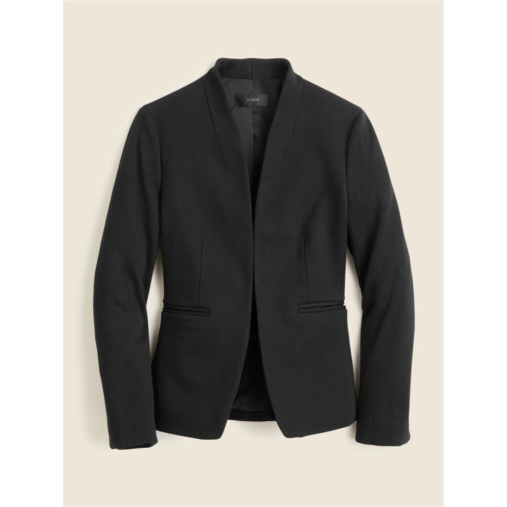J Crew Plus Size Going Out Blazer in Black Stretch Twill SZ 20